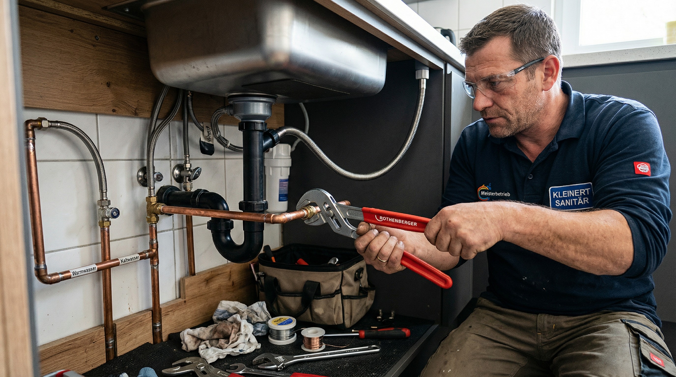 Der WasserHahn Sanitär/Heizung Kleinreparaturen – Sanitärinstallateur Ihrer Stadt